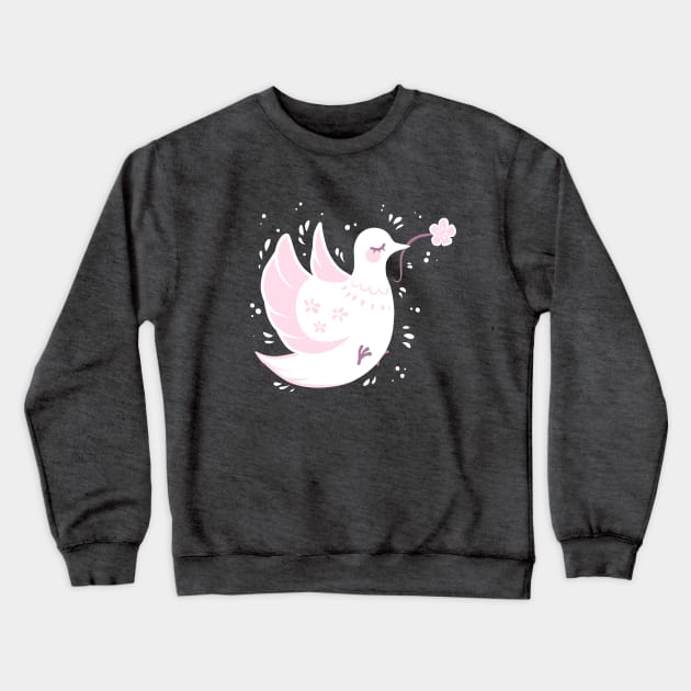 Lovebird Crewneck Sweatshirt by dexikon